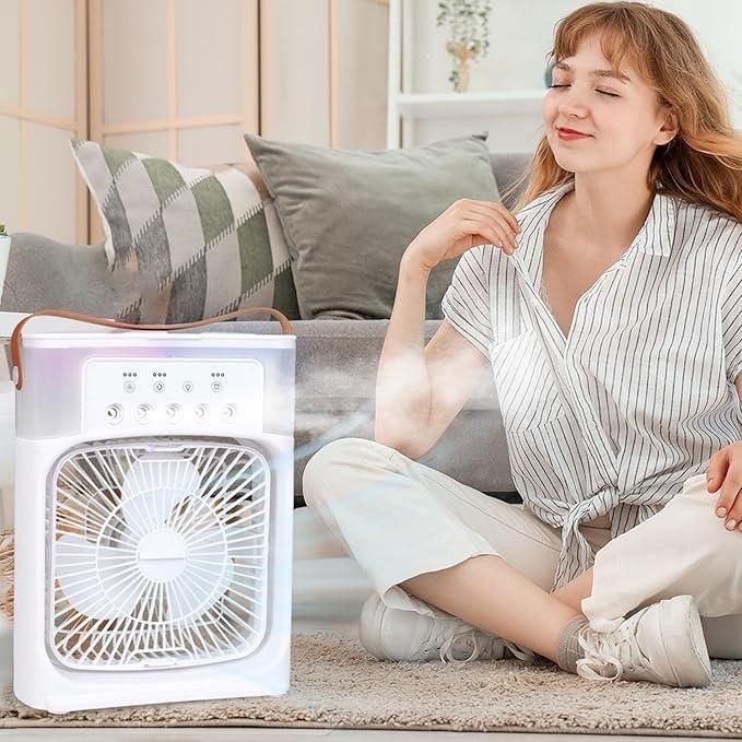 AIRCHARGE USB PORTABLE FAN WITH SPRAY MIST