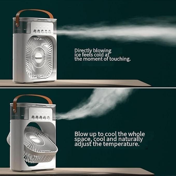 AIRCHARGE USB PORTABLE FAN WITH SPRAY MIST