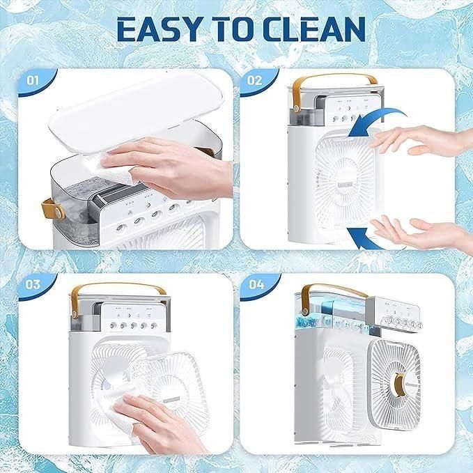 AIRCHARGE USB PORTABLE FAN WITH SPRAY MIST